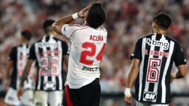 El Huevo Acuña hizo un buen partido, pero no alcanzó. El Millonario quedó out de la Libertadores.