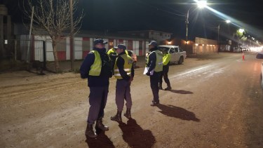 El prófugo de Cinco Saltos fue detenido en un control policial en Añelo. (Foto Gentileza)