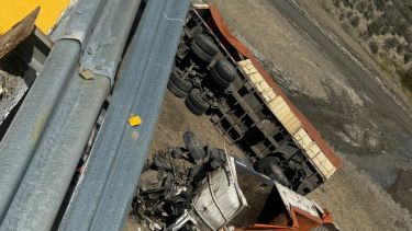 El vuelco ocurrió en cercanías a Taquimilán.