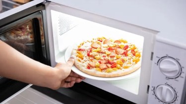 Pizza en microondas