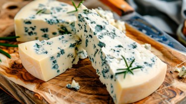 Queso Roquefort y queso azul