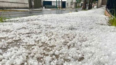 Riesgo de granizo en Buenos Aires y varias provincias más. Foto: archivo. 