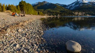El lago Meliquina, un grana tractivo cerca de San Martín de los Andes. Foto: Archivo