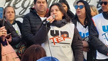 El gremio docente reclamará en el desfile de la ciudad y definió nuevos paros zonales. Foto: Unter Cipolletti 