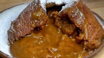 Imagen de El volcán de dulce de leche perfecto con solo 3 ingredientes