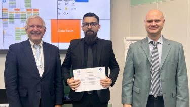 Ariel Pullao expuso la técnica en experimentación en Rusia. Foto: gentileza