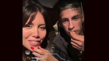 Wanda Nara y L-Gante