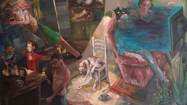 Öleos en el arte de lo figurativo. (Fotos: Gentileza)