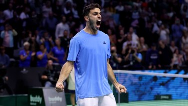 Cerúndolo puso en ventaja a la Argentina frente a Italia.
