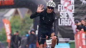 Así fue la llegada de Lionel Scaloni en el Gran Fondo 7 Lagos: en qué puesto terminó