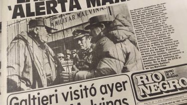 El Archivo de RÍO NEGRO guarda el  clima de esos días de conflicto. 