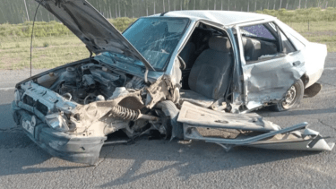 Mañana accidentada en la Ruta 22. Foto LCR.