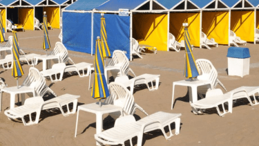 Un balneario de mar del Plata sortea 100 carpas para este verano 2025. Foto gentileza. 