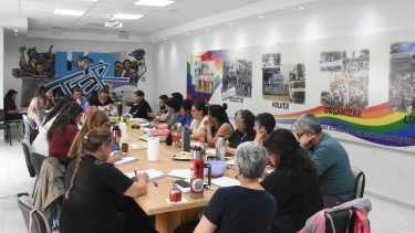 Unter, tras el plenario, fue convocada por Provincia. Foto: Juan Thomes. 