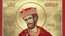 Imagen de Celebración católica del día: San Edmundo, rey y mártir