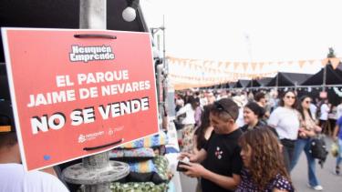 La discusión por el parque céntrico, presente. Foto: Matías Subat. 