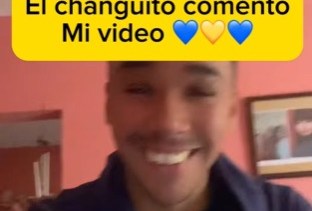 El video se hizo viral y Changuito Zeballos no tardó en agradecer al emprendedor por el regalo.