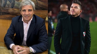 El ministro de Economía, Luis Caputo, respaldó a Marcelo Gallardo.