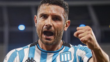 Maravilla Martínez, el goleador de Racing que busca alcanzar un récord. Foto: @RacingClub.