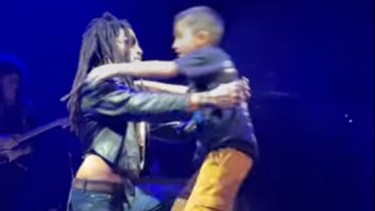 Augusto Amado y Lenny Kravitz