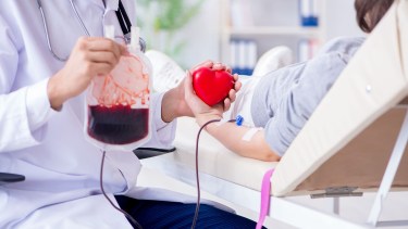 Jornada de donación de sangre en Neuquén.-