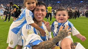 Enzo Fernández se reencontró con sus hijos y Ángel de Brito tiró una bomba: con quién se vincula al futbolista