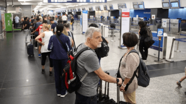 Por el paro de Intercargo, hubo vuelos demorados. Foto: NA