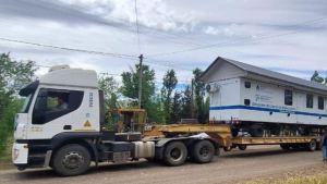 Paso Pichachén: llegó el tráiler al paso a Chile que abrirá en los próximos días