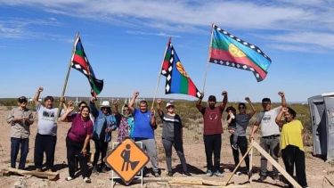 Mapuches le pedirán a Patricia Bullrich que "retroceda" con el Comando Antibloqeo en Vaca Muerta. (Gentileza Confederación Mapuche).