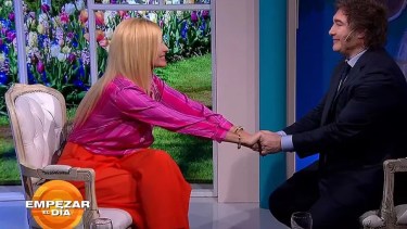 Yuyito y Javier Milei