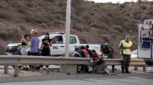 Imagen de Una joven herida tras chocar contra el guardarrail de la Ruta 7, cerca de Centenario: fue derivada a Neuquén
