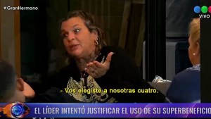 Sandra y Santiago protagonizaron la primera pelea de Gran Hermano: «hablemos de frente&#8230;»