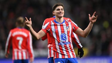 Julián Álvarez lleva 12 goles en 25 partidos en el Atlético de Madrid.