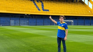 Franco Colapinto reveló detalles de su fanatismo por Boca.