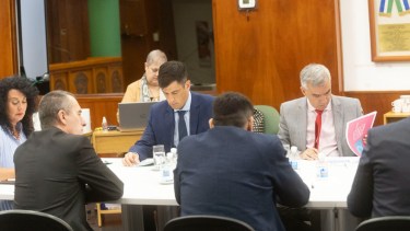 Reunión del Consejo de la Magistratura en Viedma.