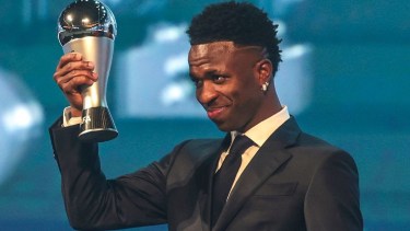 Vinicius Junior tuvo revancha del Balón de Oro: recibió el premio The Best