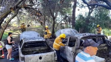 Foto: Gentileza Bomberos Voluntarios de Villa Pehuenia y Moquehue. 