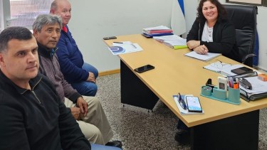 UPCN llevó una serie de reclamos en la Senaf a Silbana Cullumilla. Foto: gentileza.