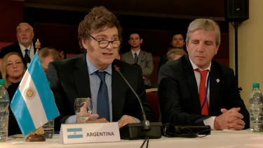 Javier Milei asumió la presidencia del Mercosur. Foto: NA