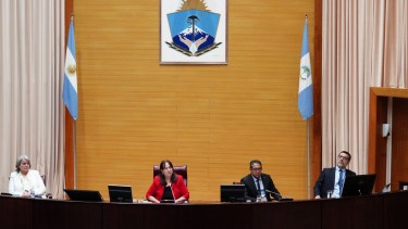 La Legislatura de Neuquén quedó a cargo de Zulma Reina. Foto: Cecilia Maletti.