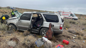 Murió una mujer en un vuelco sobre la Ruta 237: viajaba con su familia a Mar del Plata desde Bariloche