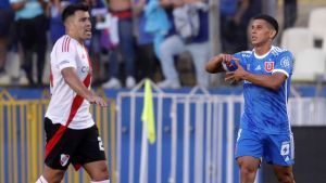 Gracias a Borja, River le ganó 2-1 a Universidad de Chile, en la primera función del 2025
