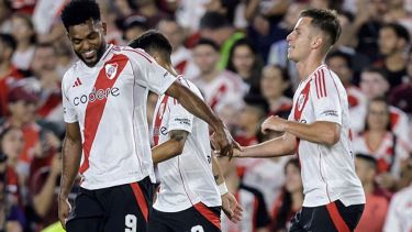 Galoppo anotó su primer gol con la Banda y Borja aportó su clásica cuota en el Monumental. (FBaires)