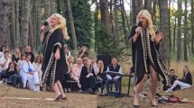 Imagen de Esmeralda Mitre fue el alma de la fiesta y cantó en un exclusivo evento