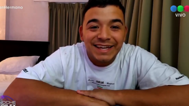 Brian mandó un mensaje a sus fans en sus primeros minutos en el hotel.