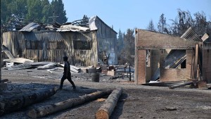 Por los incendios, postergan el inicio de clases en las escuelas rurales de la zona de El Bolsón