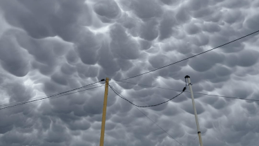 El temporal generó apagones en varias ciudades del Alto Valle. Foto: Último momento noticias.