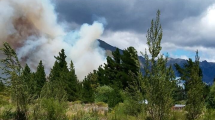 Imagen de Incendio forestal de grandes magnitudes en Chubut: ante el avance del fuego, ordenaron evacuar