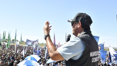El secretario General del Sindicato de Petroleros Privados, Marcelo Rucci, lidera una organización que tienen 28 mil afiliados en tres provincias. (Sindicato Petrolero)