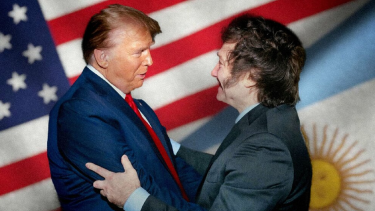 Donald Trump y Javier Milei. Foto: archivo. 